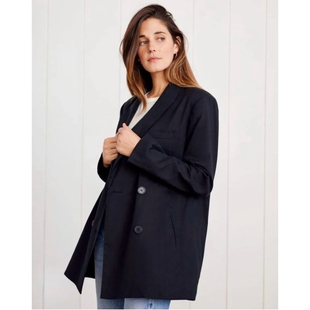 Jenni Kayne Keaton Linen Blazer 4 Black